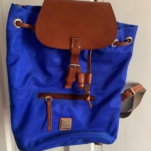Dooney & Bourke Blue Nylon Backpack